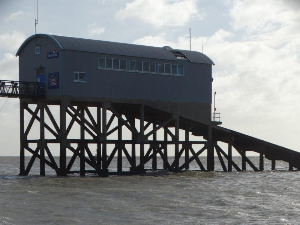 Storm Kate damages Selsey Lifeboat Station Boathouse